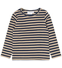 The New Siblings Bluse - TnstFro - Rib - Navy Blazer Striped