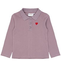 The New Siblings Polobluse - RnstVernina - Rib - Elderberry