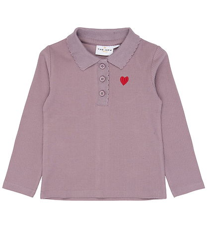 The New Siblings Polobluse - RnstVernina - Rib - Elderberry