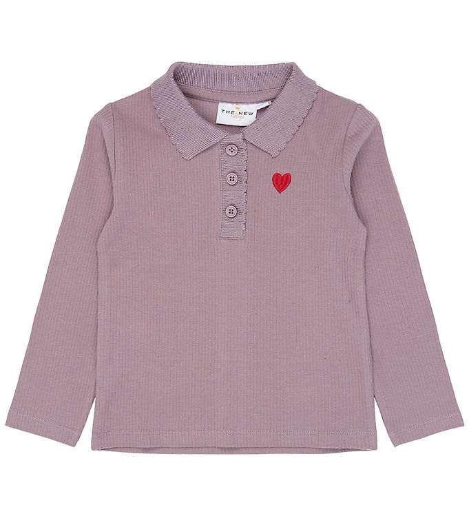The New Siblings Polobluse - RnstVernina - Rib - Elderberry