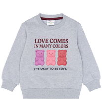 The New Siblings Sweatshirt - TnstVinna - Light Grey Melange