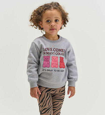 The New Siblings Sweatshirt - TnstVinna - Light Grey Melange