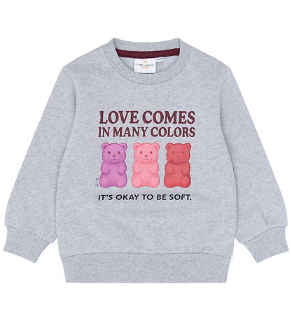 The New Siblings Sweatshirt - TnstVinna - Light Grey Melange