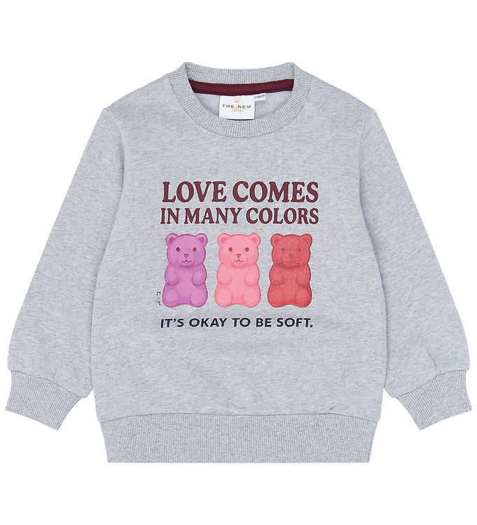 The New Siblings Sweatshirt - TnstVinna - Light Grey Melange
