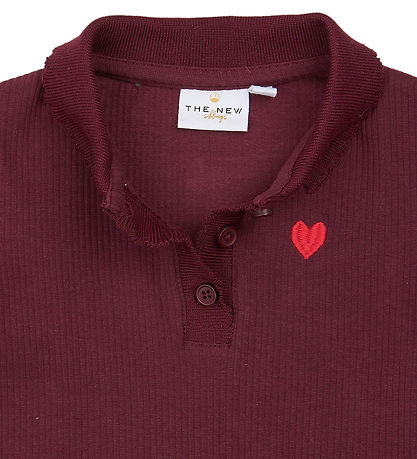 The New Siblings Polobluse - tnstVernina - Burgundy