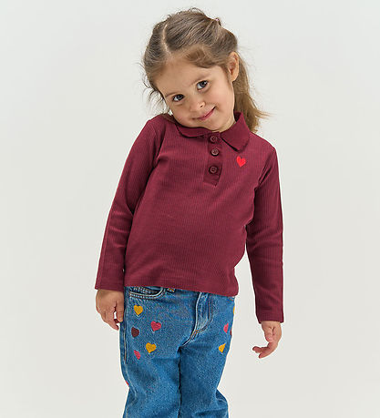 The New Siblings Polobluse - tnstVernina - Burgundy