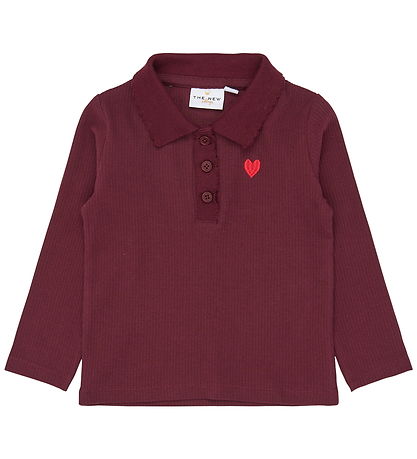 The New Siblings Polobluse - tnstVernina - Burgundy