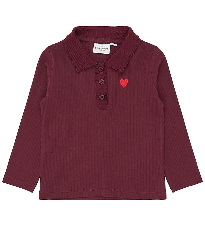 The New Siblings Polobluse - tnstVernina - Burgundy