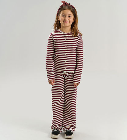 The New Bukser - TnMoore Wide Rob - Gardenia Striped