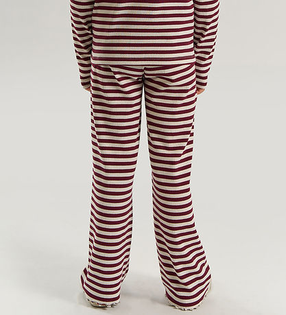 The New Bukser - TnMoore Wide Rob - Gardenia Striped