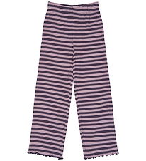The New Bukser - TnMoor Wide Rib - Sweet Grape Striped