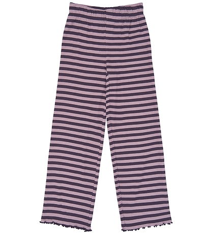 The New Bukser - TnMoor Wide Rib - Sweet Grape Striped