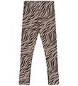 The New Leggings - TnVebra - Taupe Gray AOP