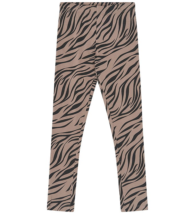 The New Leggings - TnVebra - Taupe Gray AOP