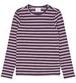 The New Bluse - TnMoore - Rib - Sweet Grape Striped
