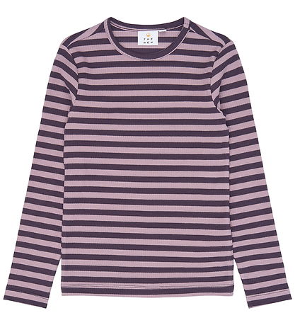 The New Bluse - TnMoore - Rib - Sweet Grape Striped