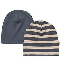 Wheat Hue - 2-pak - Aidan - Greyblue Stripe