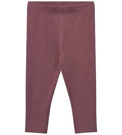 Wheat Leggings - 2-pak - Jules - Soft Sand Flower Wine
