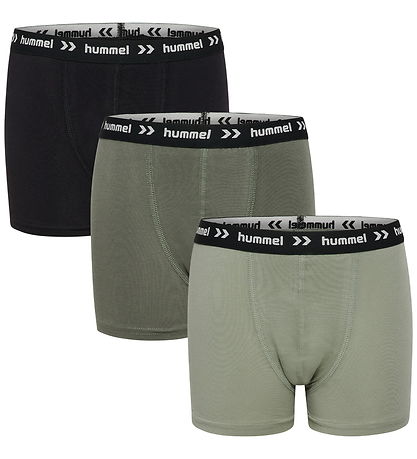 Hummel Boxershorts - hmlJR Nalle - 3-pak - Castor Gray