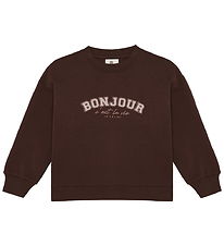En Fant Sweatshirt - Deep Mahogany