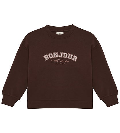 En Fant Sweatshirt - Deep Mahogany