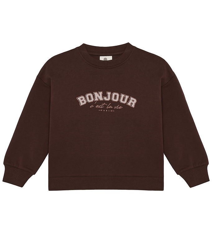 En Fant Sweatshirt - Deep Mahogany