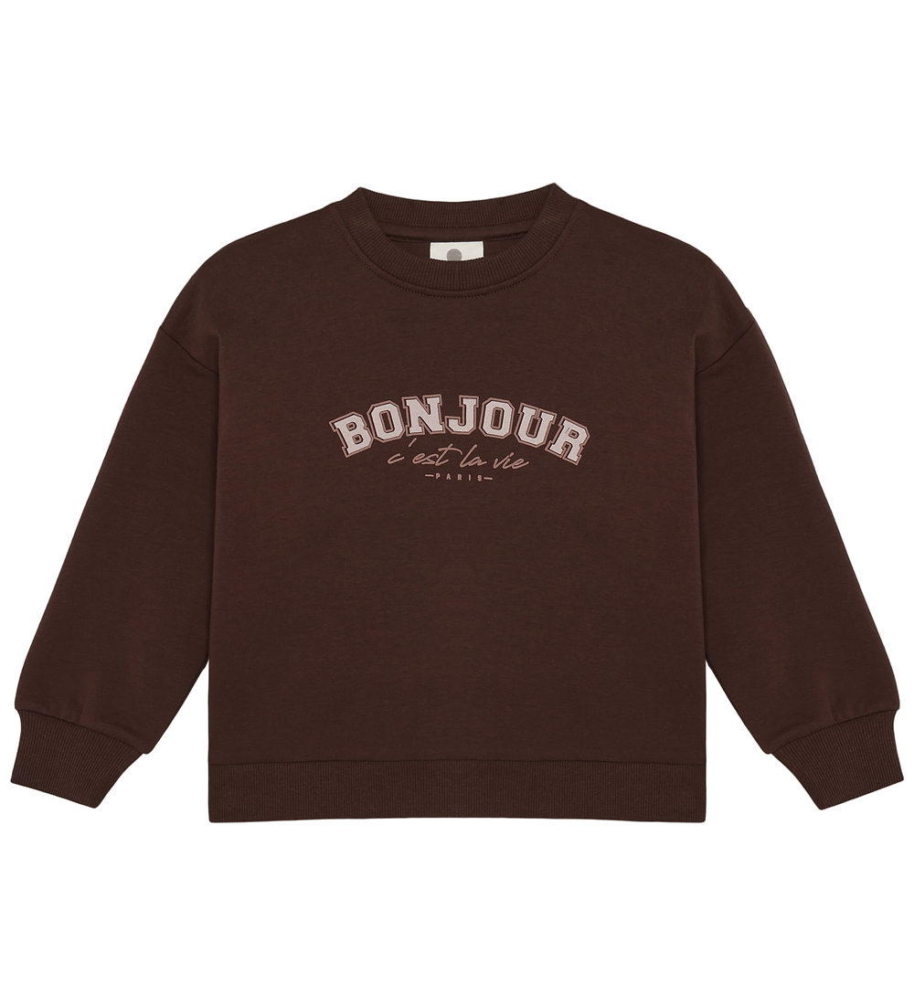 En Fant Sweatshirt - Deep Mahagoni m. Print - En Fant - 7 Jahre (122) - Sweatshirts