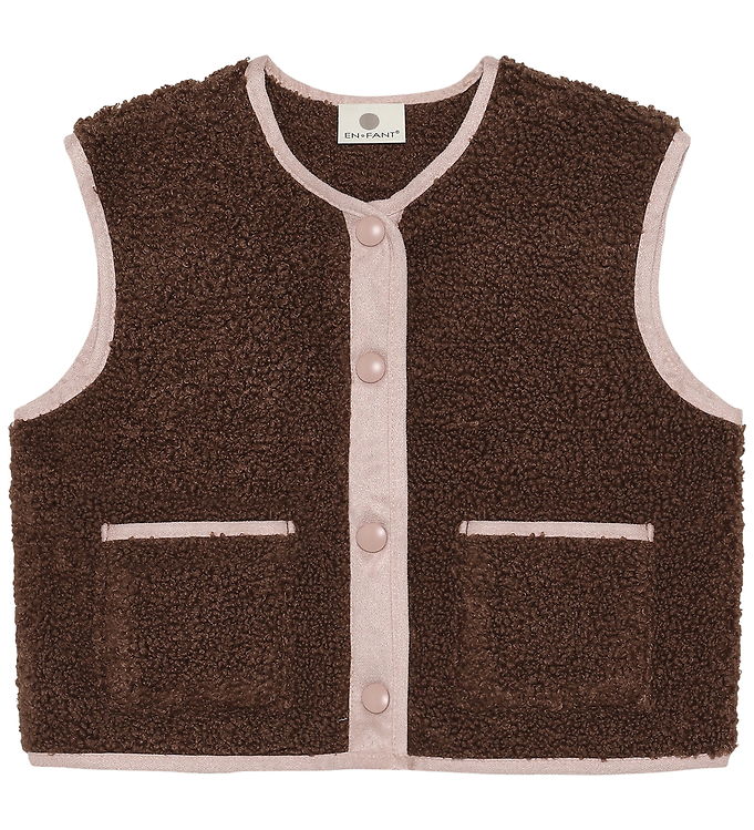 En Fant Vest - Teddy - Chestnut