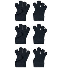 Name It Handsker - 3-pak - NmnMagic - Strik - Dark Sapphire
