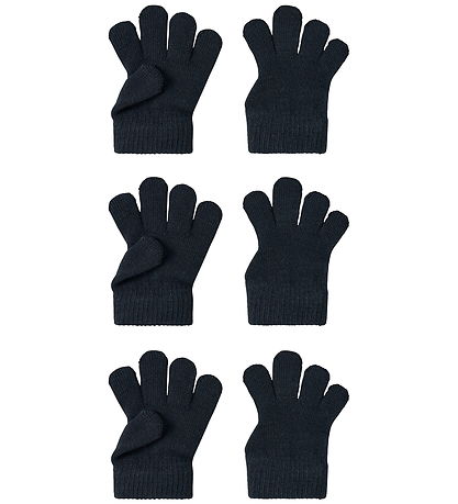 Name It Handsker - 3-pak - NmnMagic - Strik - Dark Sapphire