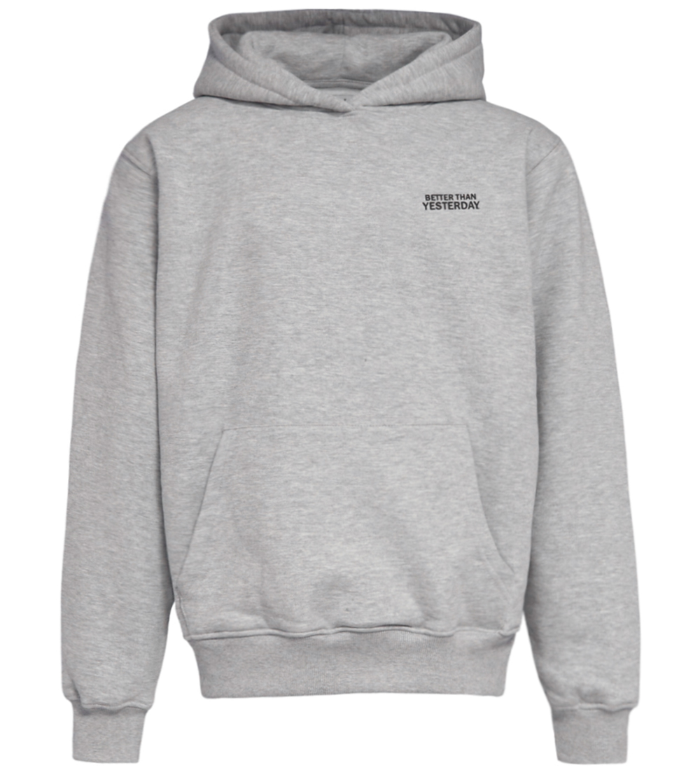 Hound Kapuzenpullover - Grey Melange m. Print - Hound - 12 Jahre (152) - Kapuzenpullover