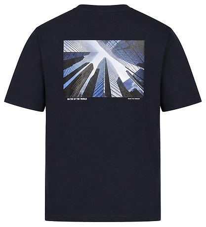 Hound T-shirt - HdAnton - Navy m. Print