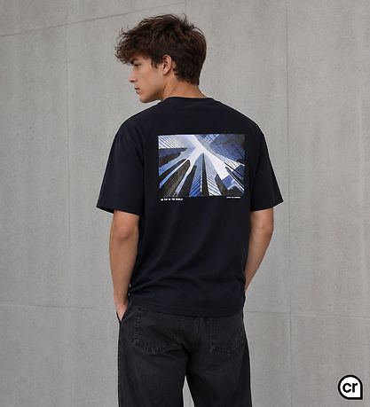 Hound T-shirt - HdAnton - Navy m. Print