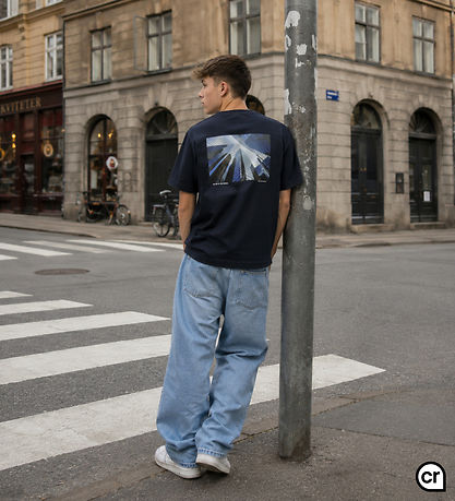 Hound T-shirt - HdAnton - Navy m. Print