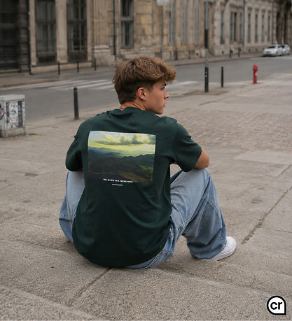 Hound T-shirt - HdAnton - Dark Green m. Print