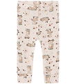 Name It Leggins - Uld - NbfWillit -Snow White/Bambi + Flower