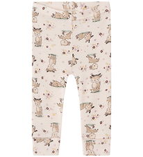 Name It Leggins - Uld - NbfWillit -Snow White/Bambi + Flower