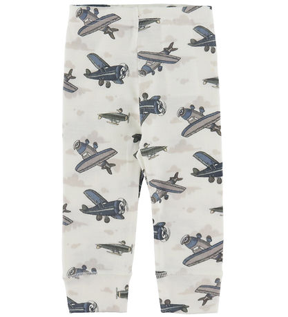 Name It Leggings - Uld - NbmVillitus - Snow White/Airplanes