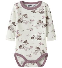 Name It Body l/æ - Uld - NbfVillit - Snow White/Bambi + Flowers
