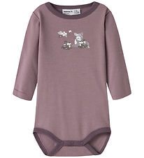 Name It Body l/æ - Uld - NbfWillit - Toadstool/Bambi + Flowers