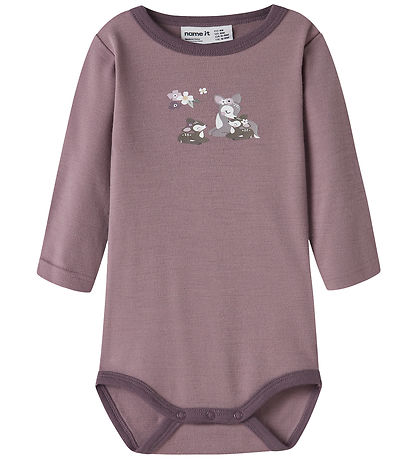 Name It Body l/æ - Uld - NbfWillit - Toadstool/Bambi + Flowers