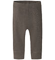 Name It Leggings - Uld/Silke - Rib - NbmWossa - Morel