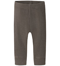 Name It Leggings - Uld/Silke - Rib - NbmWossa - Morel