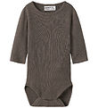 Name It Body l/æ - Uld/Silke - Rib - NbmWossa - Morel