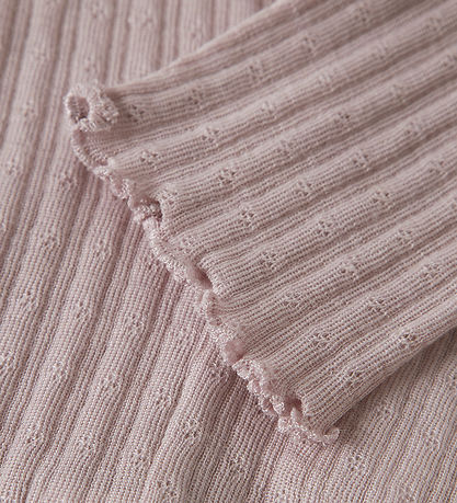 Name It Leggings - Uld/Silke - Rib - NbfWossa - Violet Ice