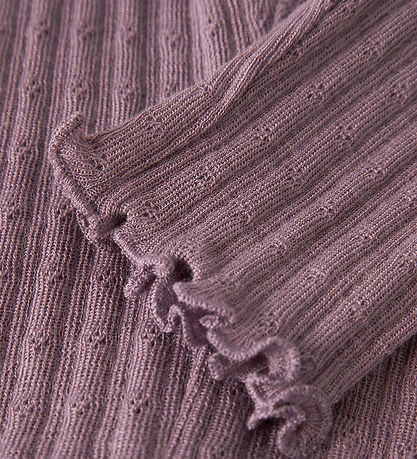 Name It Leggings - Uld/Silke - Rib - NbfWossa - Toadstool