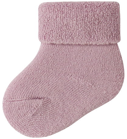 Name It Strømper - Uld - Teddy - NbnWaksi - Violet Ice