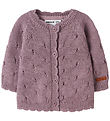 Name It Cardigan - Uld - Hulmønster - NbfWrilla - Toadstool