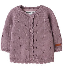 Name It Cardigan - Uld - Strik - NbfWrilla - Toadstool