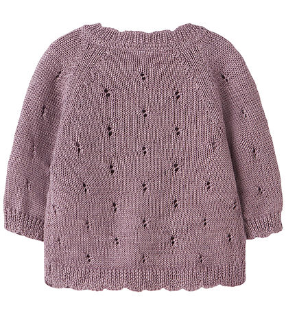 Name It Cardigan - Uld - Strik - NbfWrilla - Toadstool